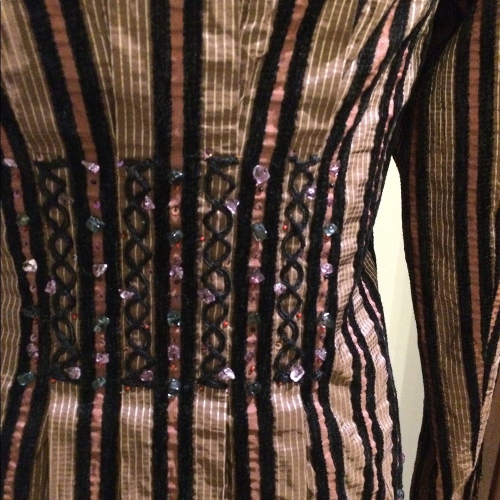 ๐๐HP๐๐ jacket with velvet and beaded trim - Picture 5 of 8